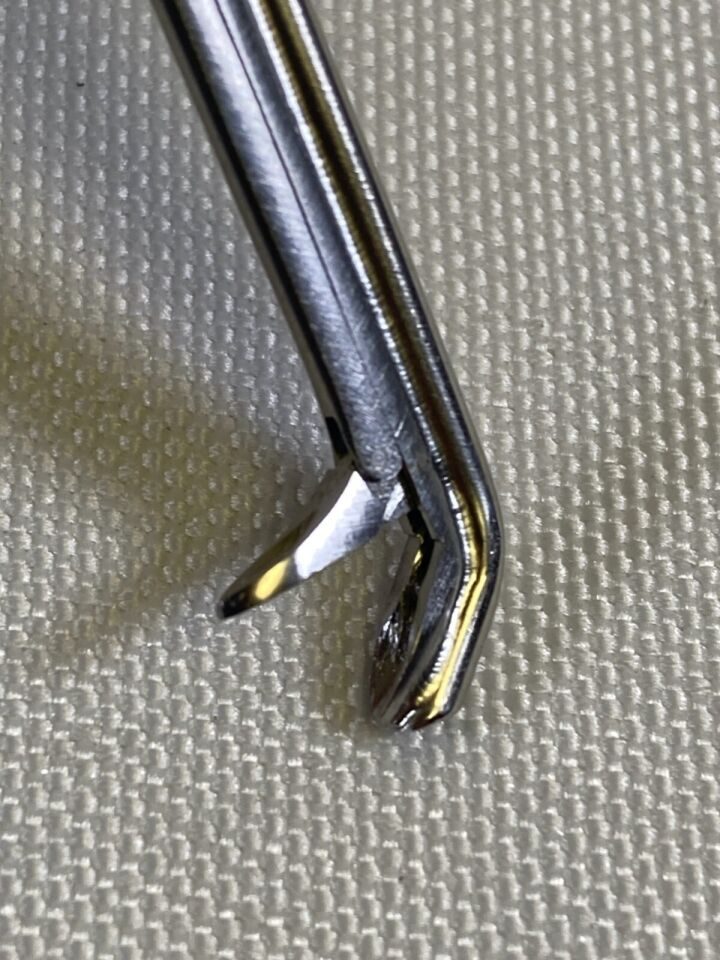 RICHARDS 23-0870 Weil Blakesley Nasal Forcep w/ Suction 45deg Up 2mm x 6mm Bite ENT — photo 8