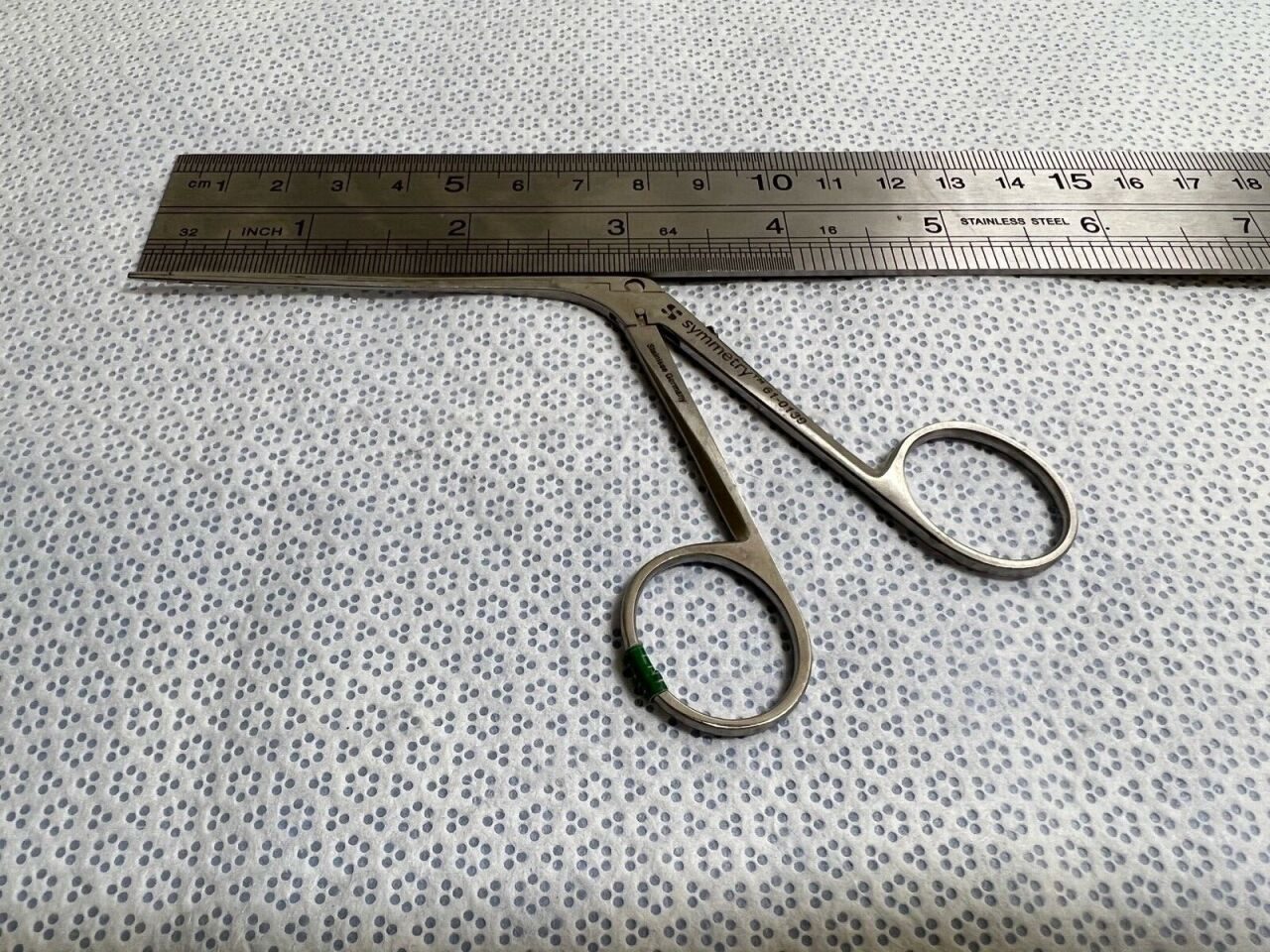 SYMMETRY 61-0139 Smooth Jaw ENT Forceps 5-1/4" x 6mm — photo 4
