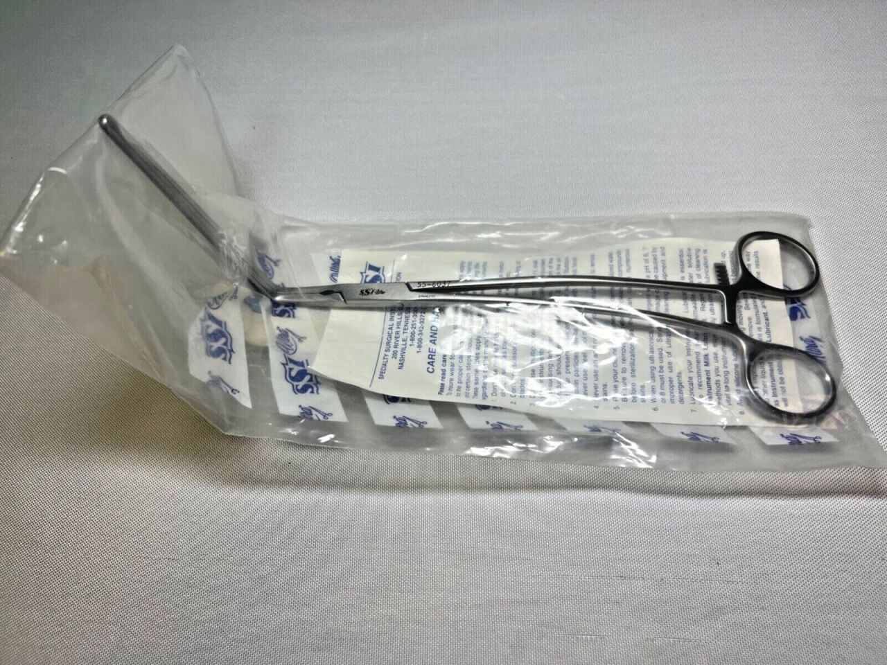SSI ULTRA 55-6037 DeBakey Aorta Multi-Purpose Clamp 90deg Jaws X 11" L — photo 1