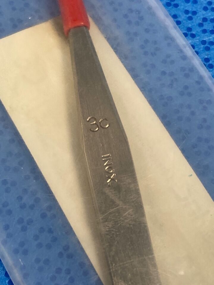 KATENA K5-6520 Jewelers Forcep #3-C Straight Delicate — photo 4