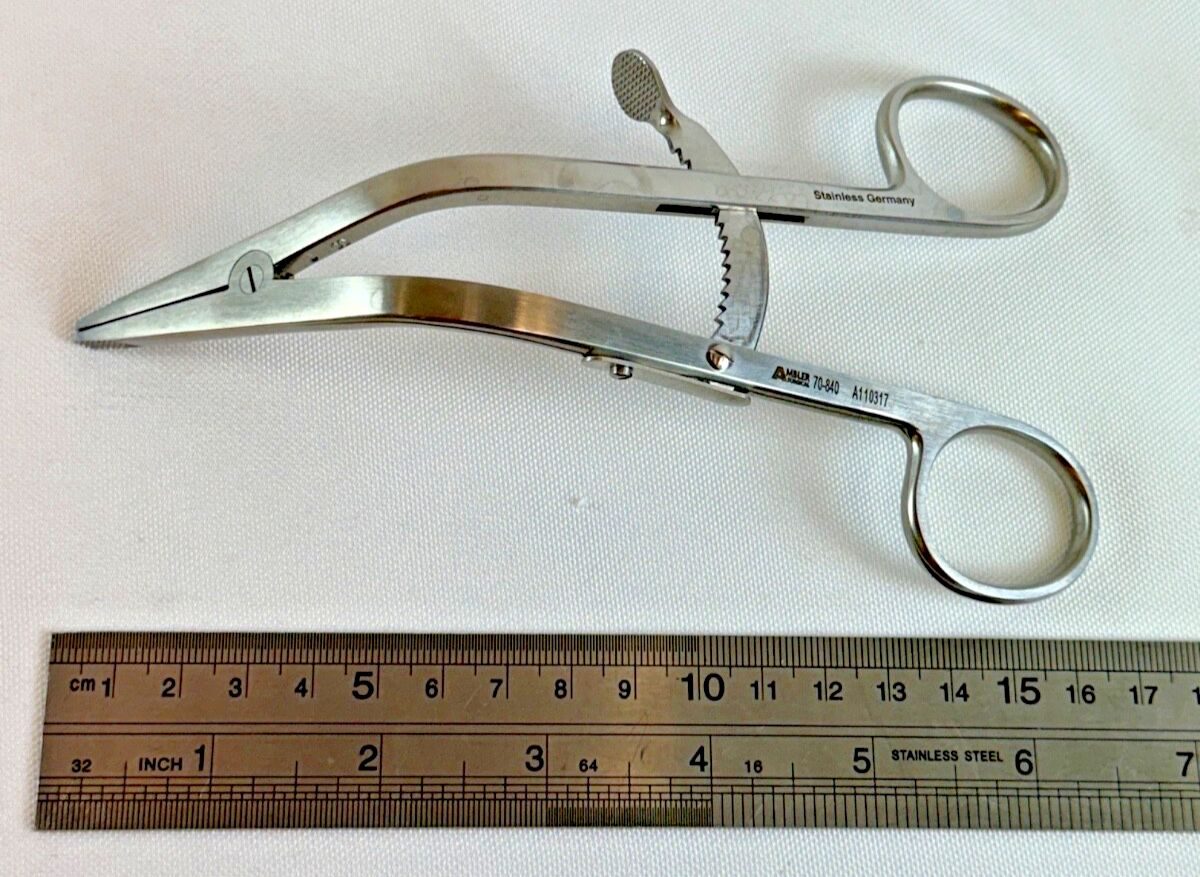 AMBLER SURGICAL Cloward Lamina Retractor 7840 Cloward Cervical Lamina Retractor 6.25" Cross-Serrated — photo 5