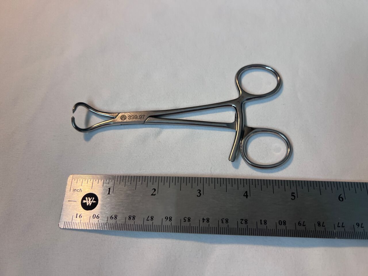 SYNTHES 399.97 Reduction Forceps Ratcheted w/ Points — photo 2