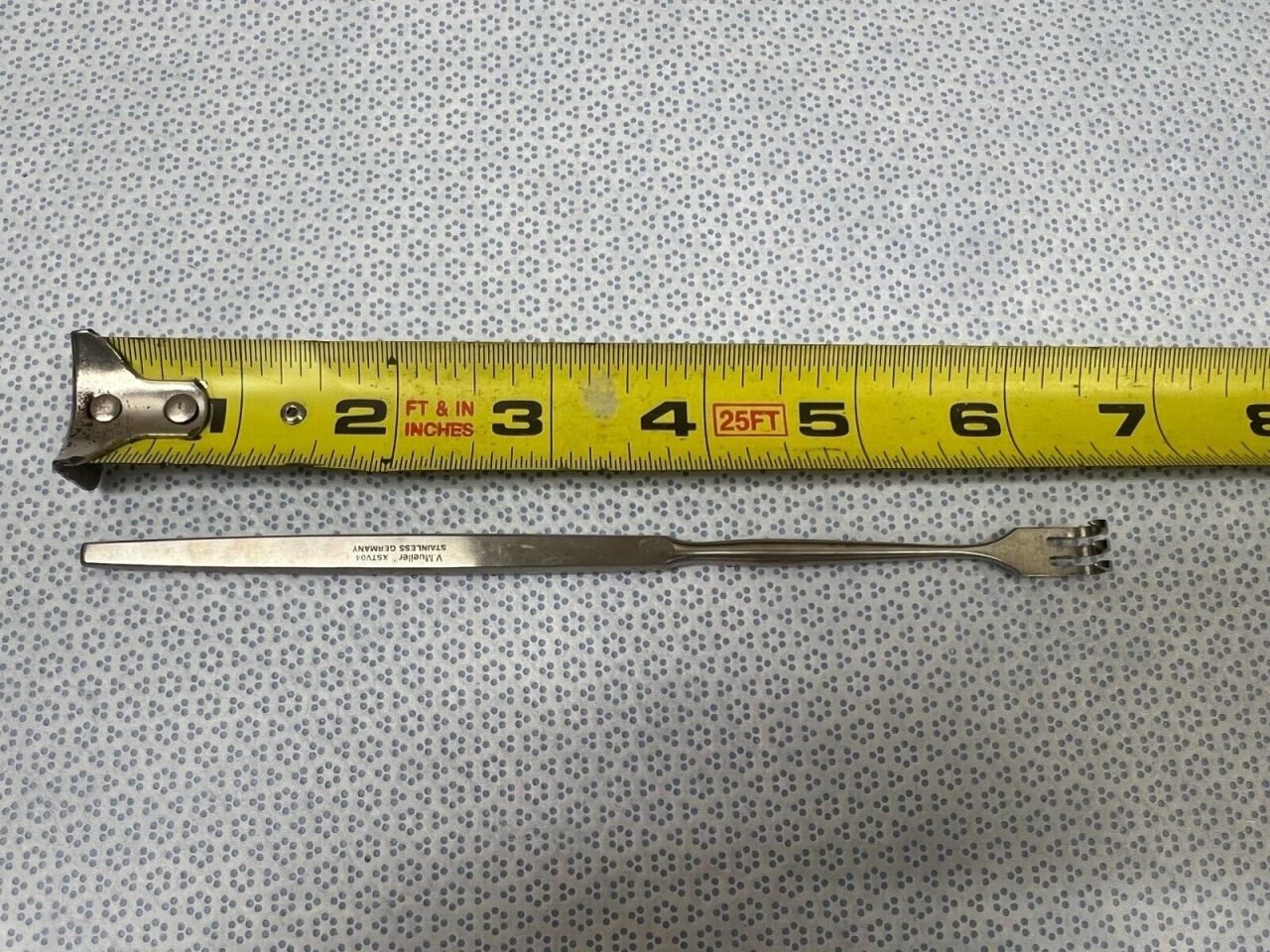 V. MUELLER BE422 Tracheal Retractor 3 Sharp Prong 6-1/2" — photo 4