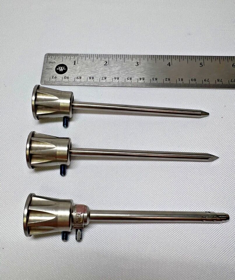 CONMED LINVATEC  Set Of 4 Straight 5.8mm Cutter Cannula & Obturators — photo 5