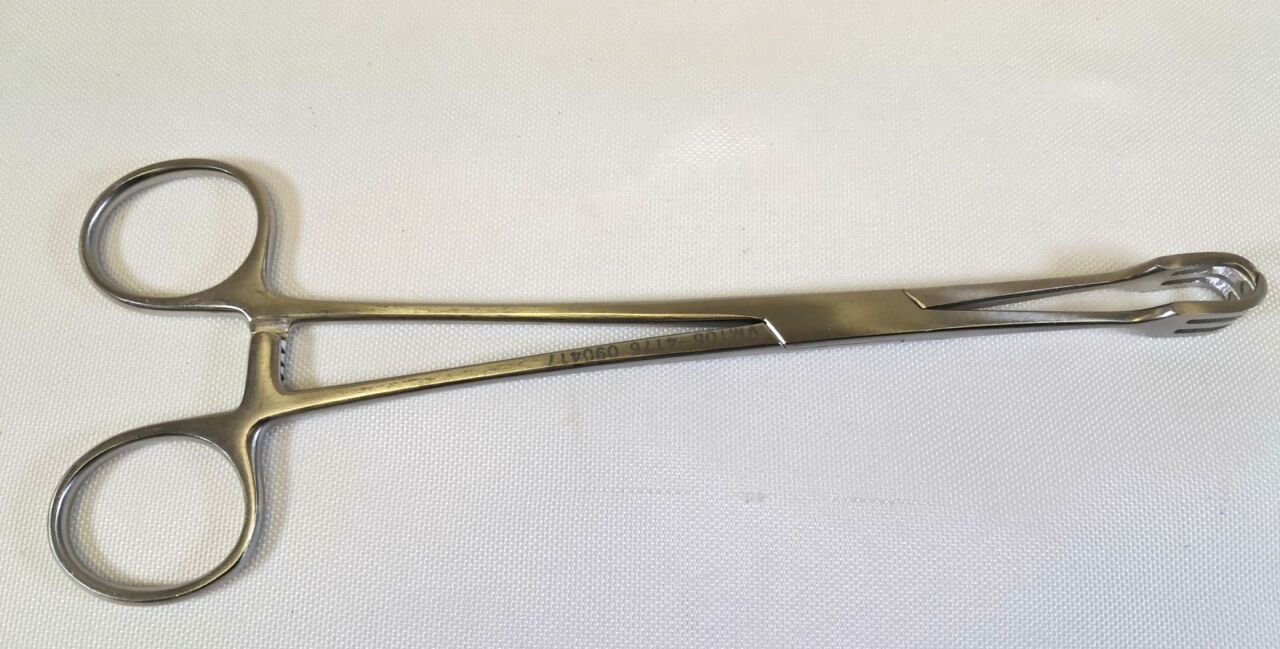 V. MUELLER VM106-4176 Lahey Grasping Forceps 8in 3x3 Teeth