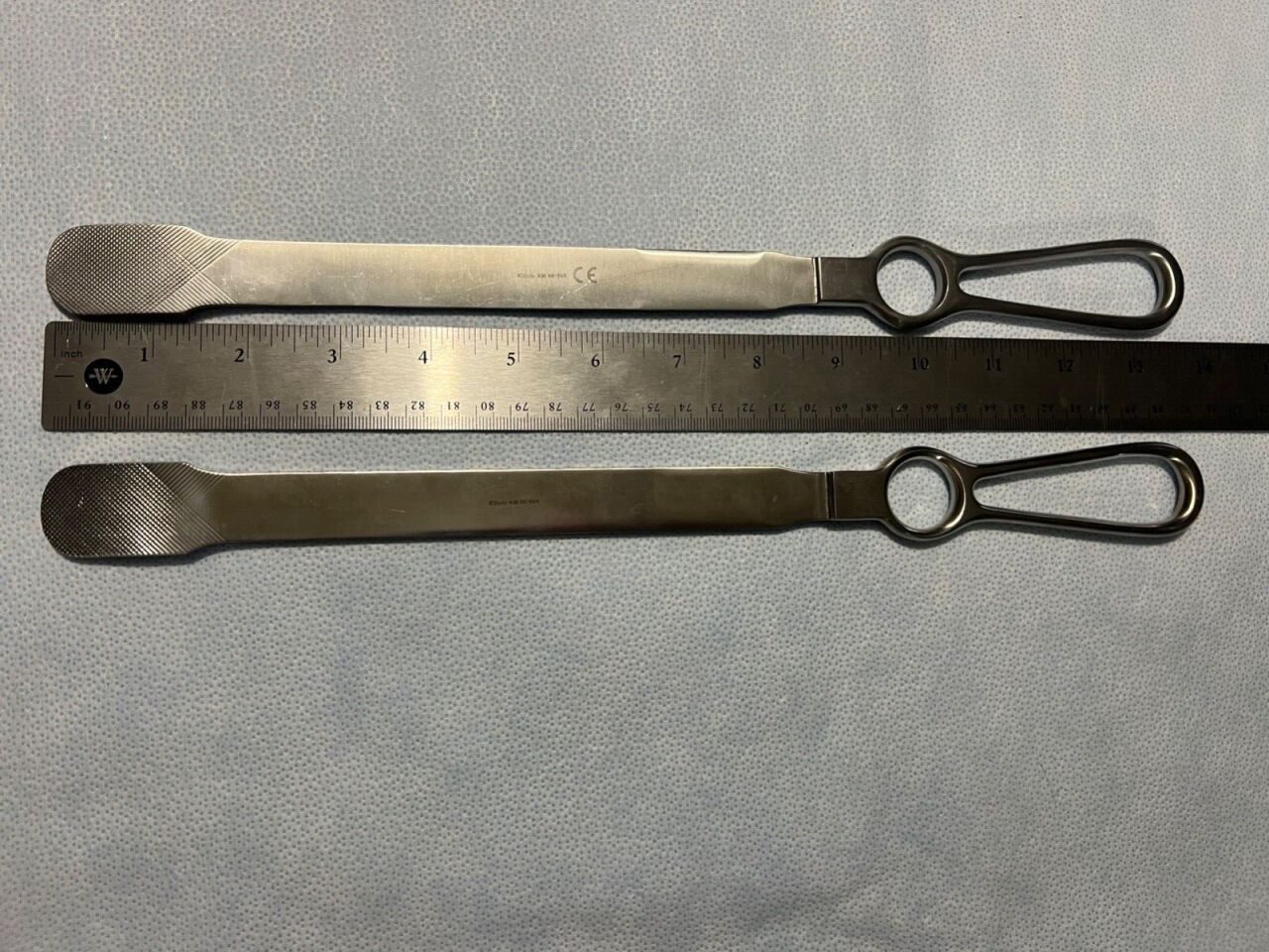KMEDIC KM 46-904 Orthopedic Bone Rasps 2.5cm Blade Width 13-1/2" Length — photo 4