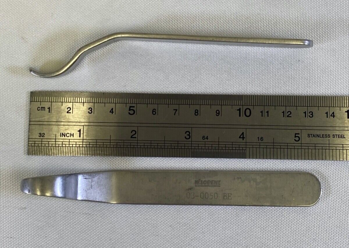 W. LORENZ 03-0050 Set of 2 Hayes Hand Retractors 5.5" x 5mm Tip — photo 7