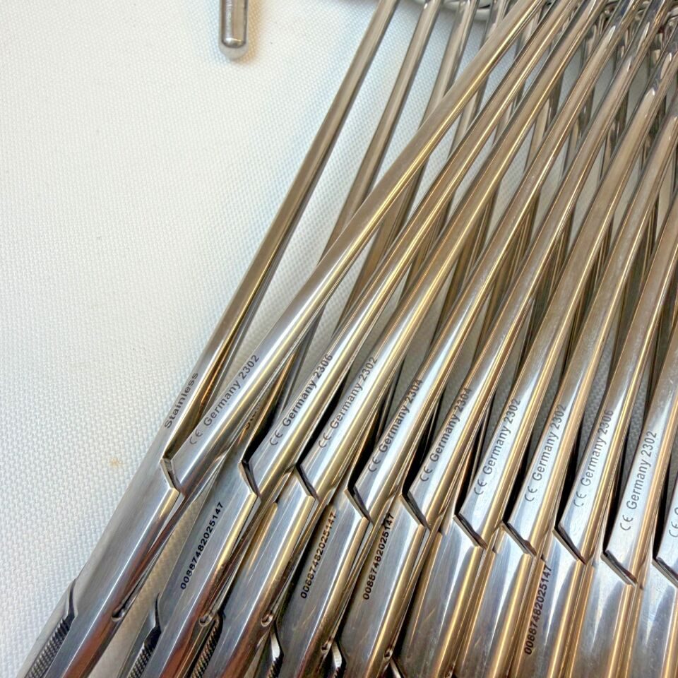SYMMETRY 64-2513 7.25" Set of 36 Mayo-Hegar Needle Holders W/ Stringer — photo 3