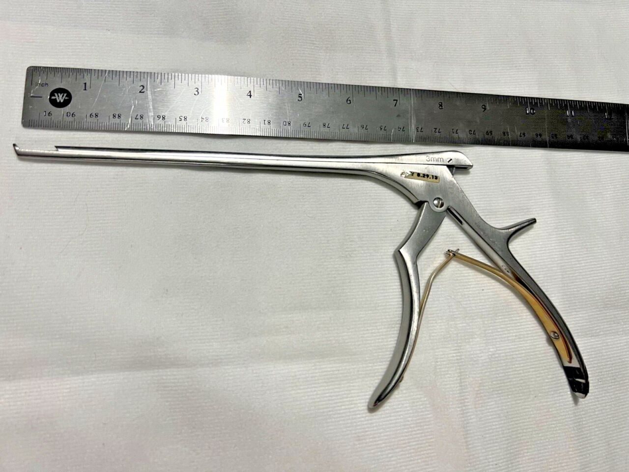 V. MUELLER NL4071-083 3mm X 40deg Upbite 8" Length Spurling Rongeur — photo 6