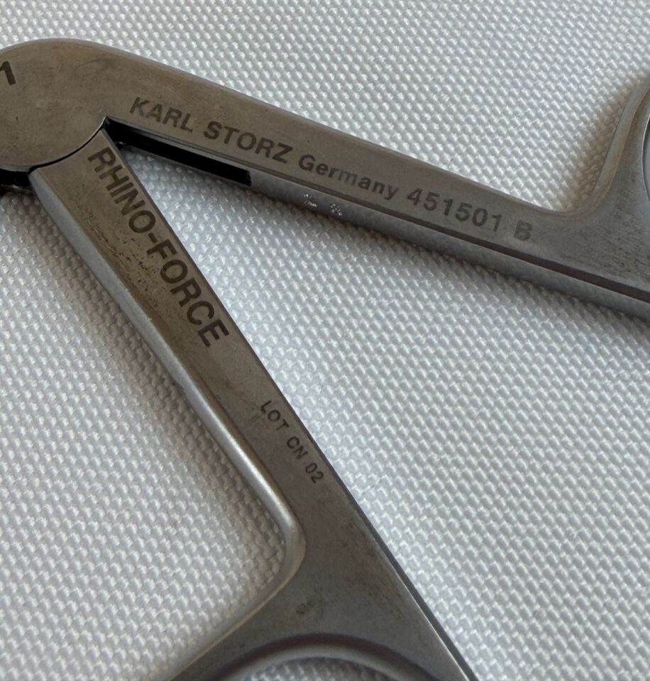 KARL STORZ 451501B GRUNWALD-HENKE Rhino Force Size 1 Upturned 3.5mm Through Cut — photo 2