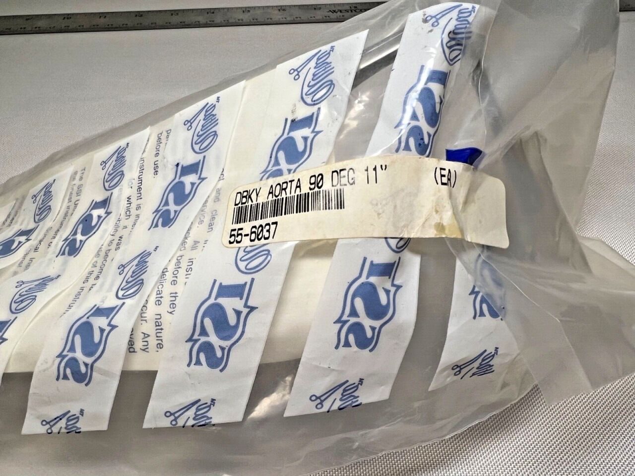 SSI ULTRA 55-6037 DeBakey Aorta Multi-Purpose Clamp 90deg Jaws X 11" L — photo 4