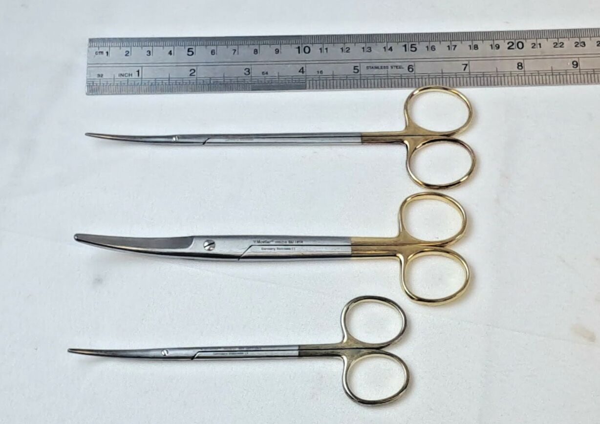 V. MUELLER  Lot of 3 Scissors Metzenbaum Mayo TC Vital — photo 8