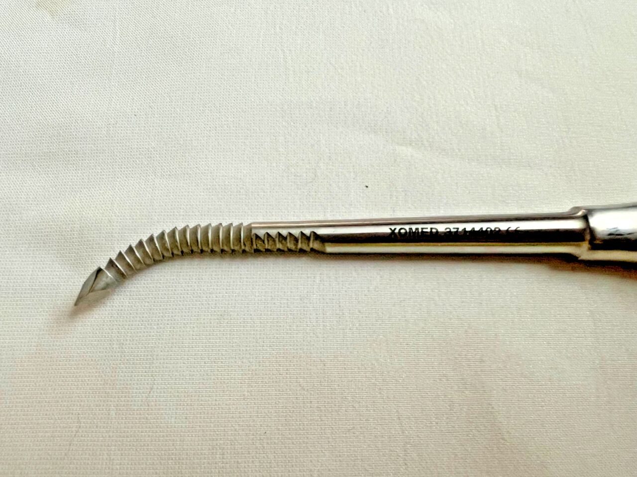 XOMED 3714402 7-1/2" Length ENT Wiener Antrum Rasp 4mm Small Trocar Tip ENT — photo 2