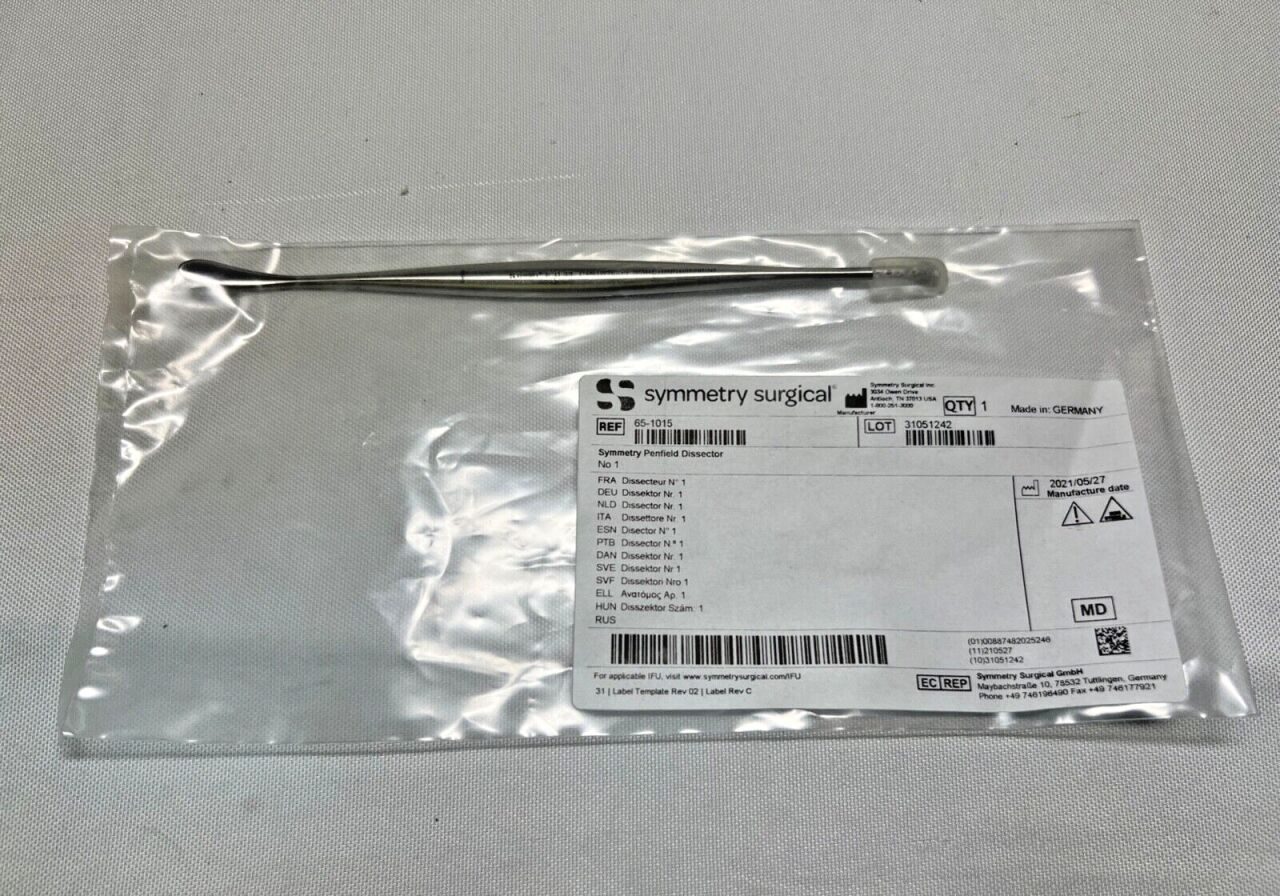SYMMETRY SURGICAL 65-1015 Penfield Dissector #1