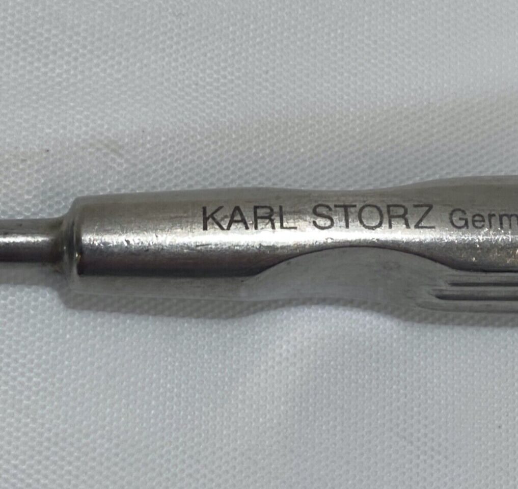 KARL STORZ 628502 Size 2 x 21cm 6mm x 9mm Cup Halle Antrum Sinus Curette — photo 3