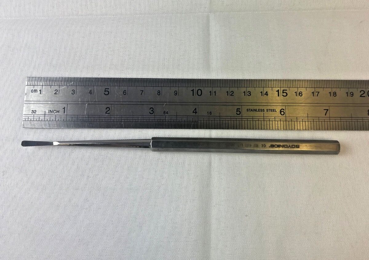DYONICS 4101 ECTRA II Blunt Tip Curved 18cm Carpal Tunnel Dissector — photo 8
