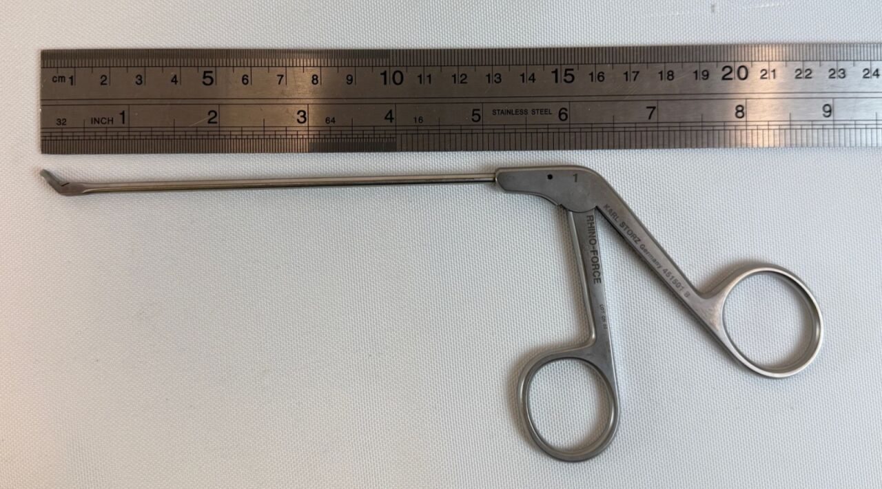 KARL STORZ 451501B GRUNWALD-HENKE Rhino Force Size 1 Upturned 3.5mm Through Cut — photo 7