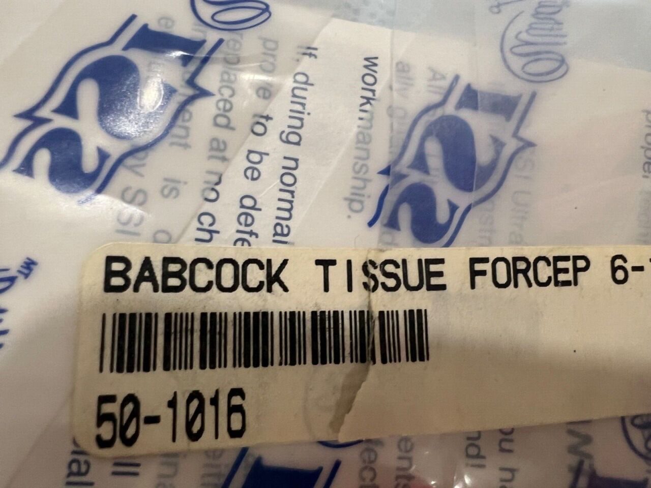 SSI ULTRA 50-1016 Babcock Tissue Forcep — photo 2