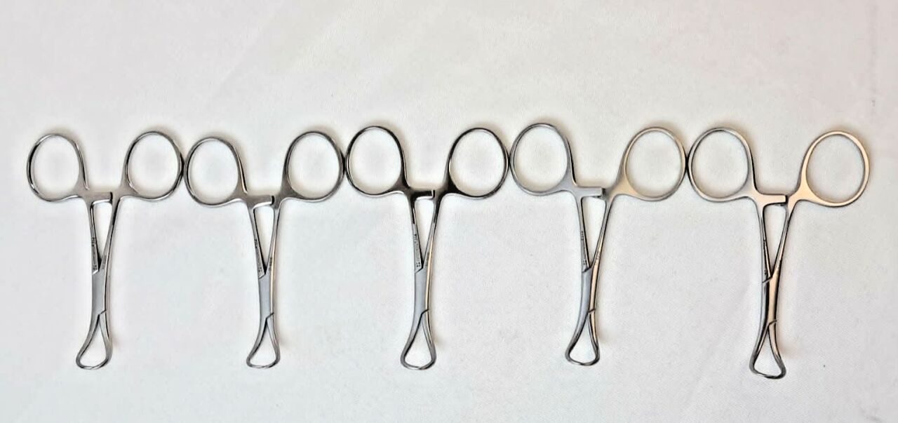 SYMMETRY 17-5508/33-5000 Backhaus Towel Clamp Sharp Tips - Lot of 5 — photo 4