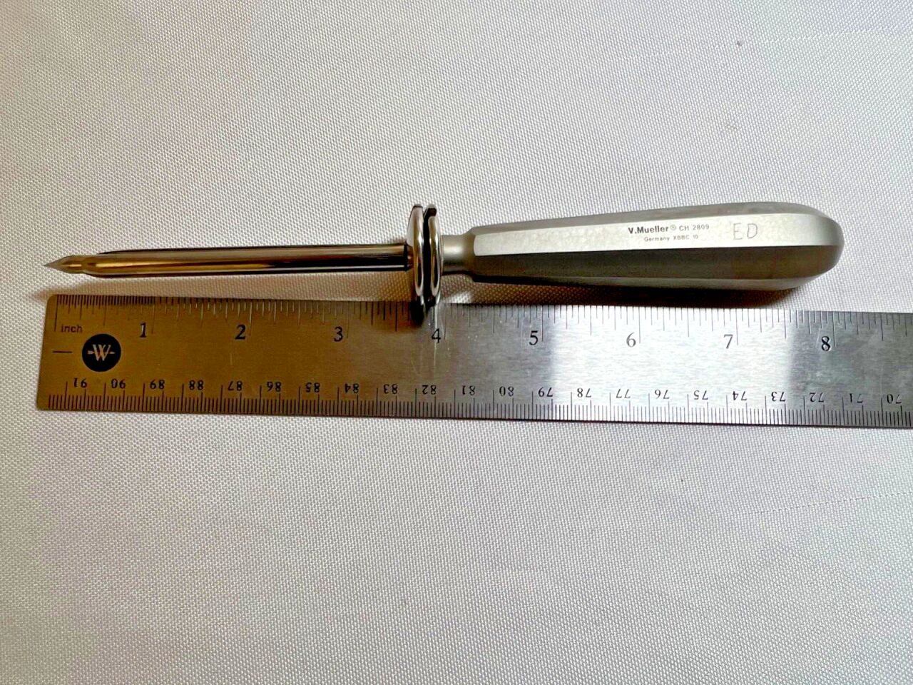 V. MUELLER CH2809 Thoracic Trocar 8" w/ Sleeves — photo 6