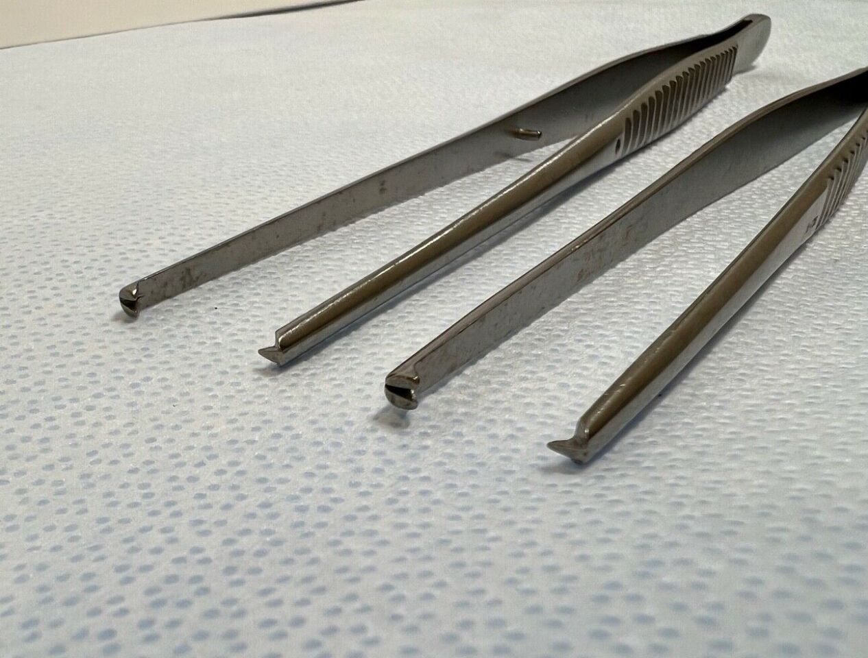PILLING 8-1/4" & 8-1/2" Tissue Forceps 1x2 Teeth - Lot of 2 — photo 2