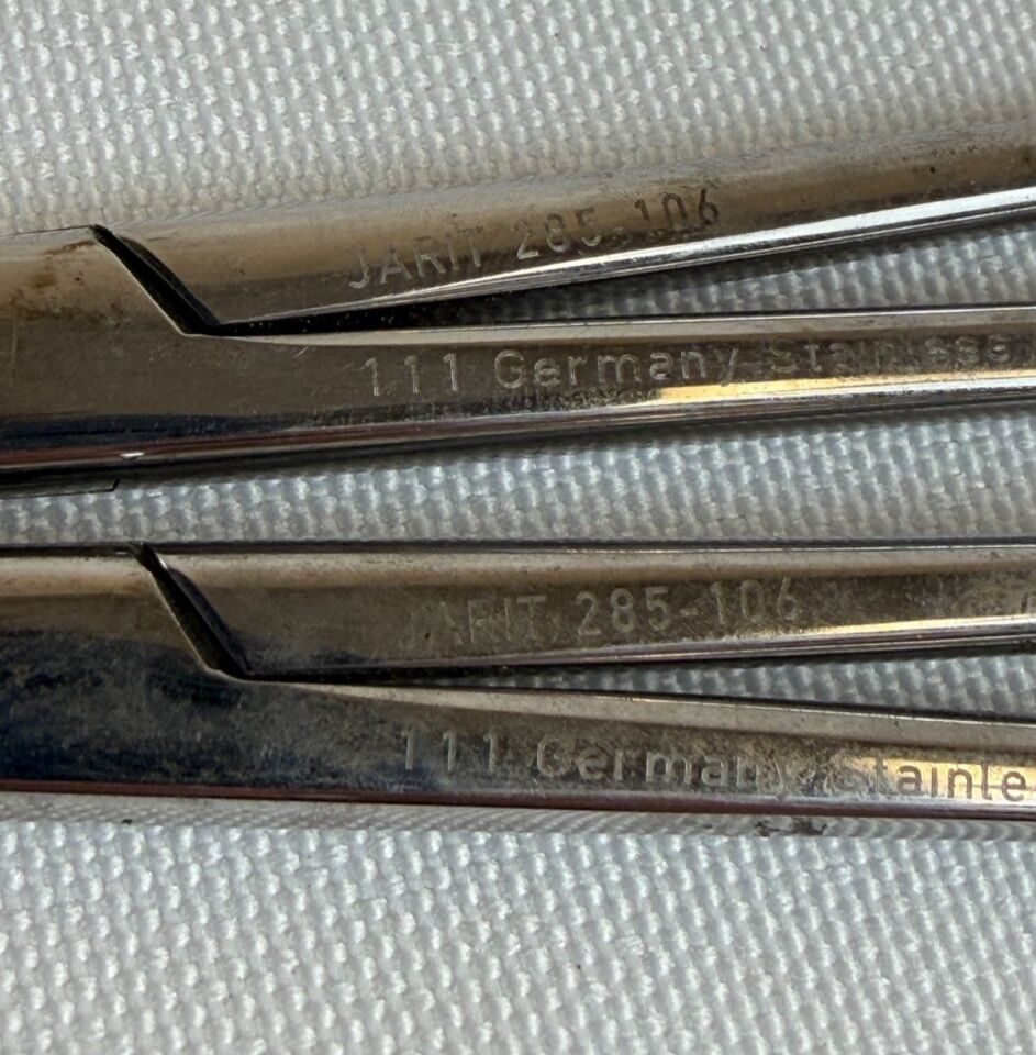 JARIT 285-106 Adson Hemostatic Forceps Curved 7.5" General Surgery — photo 2