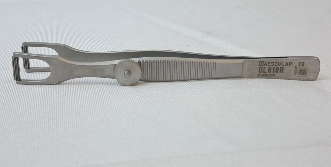 AESCULAP OL010R COTTLE Columella Clamp Surgical Forceps ENT — photo 2