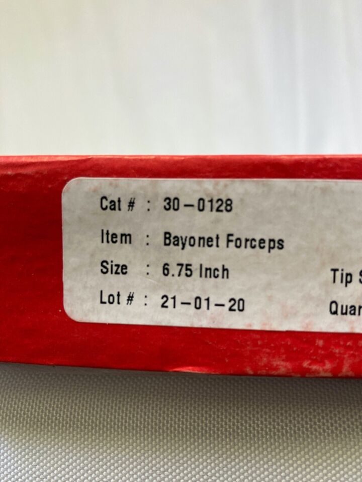 ELLMAN J13 30-0128 Bipolar Bayonet Forceps 6.75" x 1.0mm Tips General Surgery — photo 9
