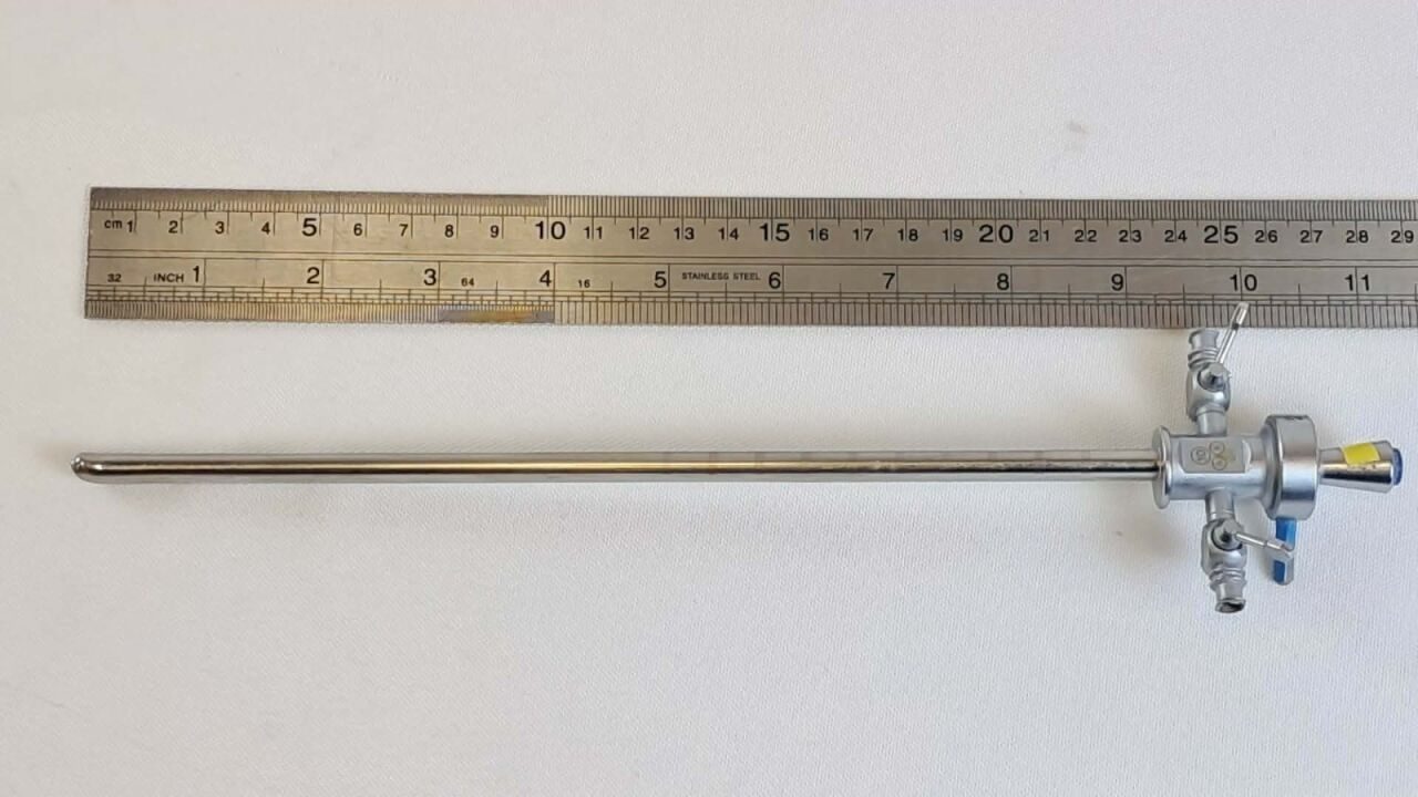 R. WOLF 8650.041 Dual Valve 21 Fr Laparoscopic Sheath with Obturator — photo 6