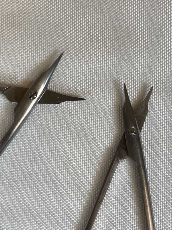 MILTEX 5-330 Tenotomy Scissors 4" Sharp Straight Blades Pair of — photo 5