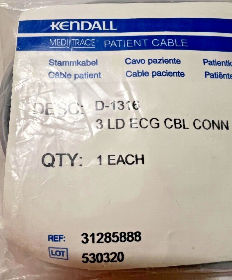 KENDALL 31285888 3-Lead ECG Cable Connection — photo 2