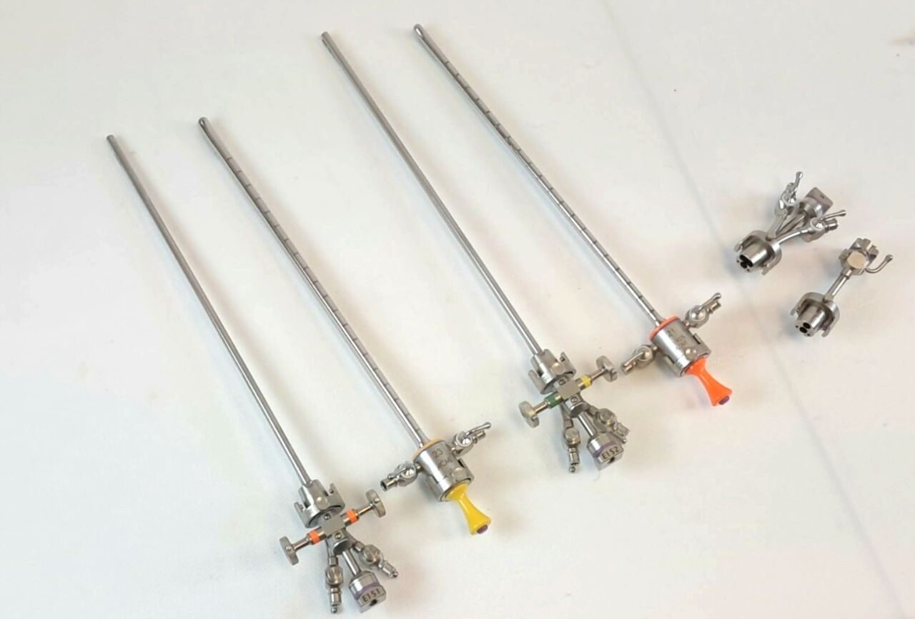 CIRCON ACMI Elite Series 8 Piece Cysto Instrument Set Sheaths Obturators Bridges — photo 4