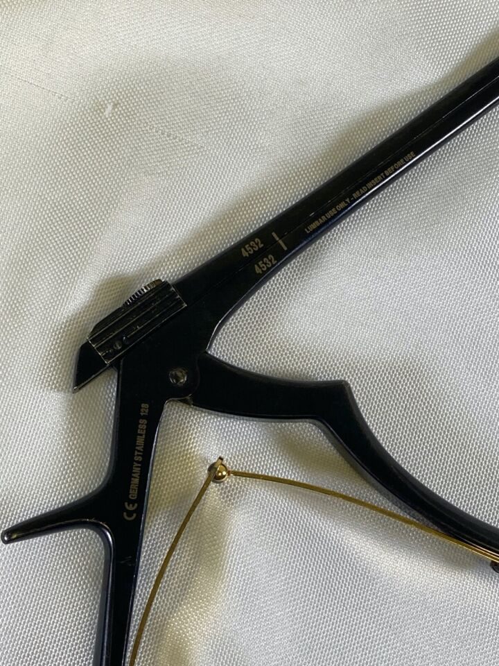 SYMMETRY 53-1630LED 4mm x 40deg Up x 8" Detachable Ceramic Coat Kerrison Rongeur w/ Ejector — photo 8