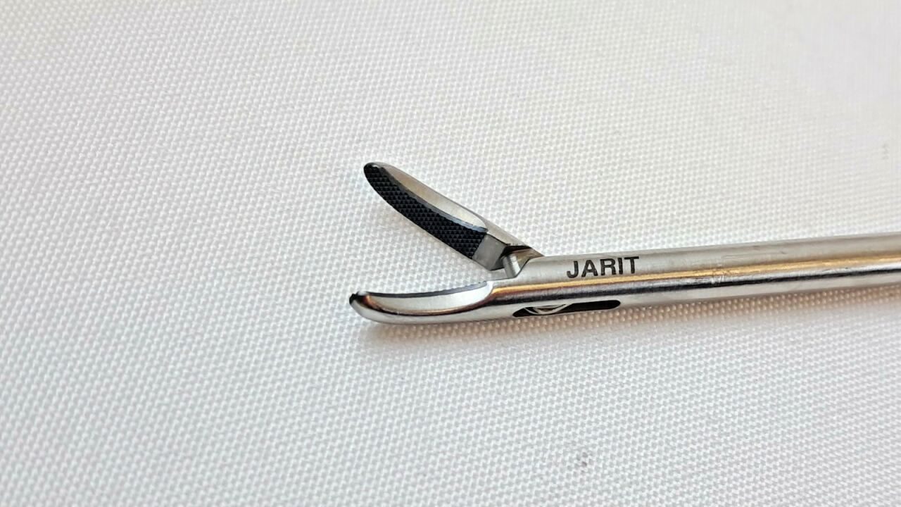 JARIT 600-254 Laparoscopic Needle Holder Curved Left — photo 5