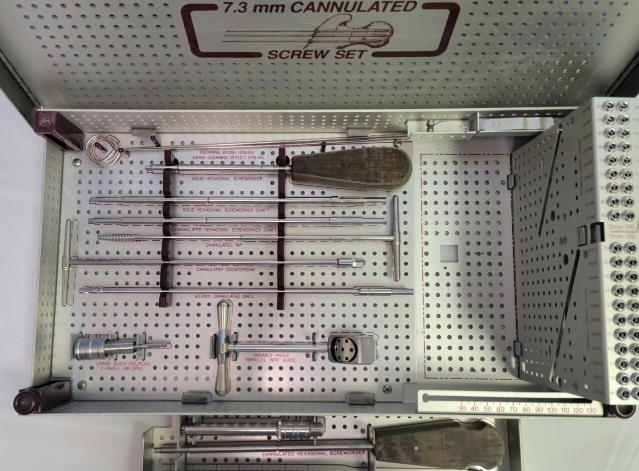SYNTHES Various 7.3mm Cannulated Screw Set — photo 2
