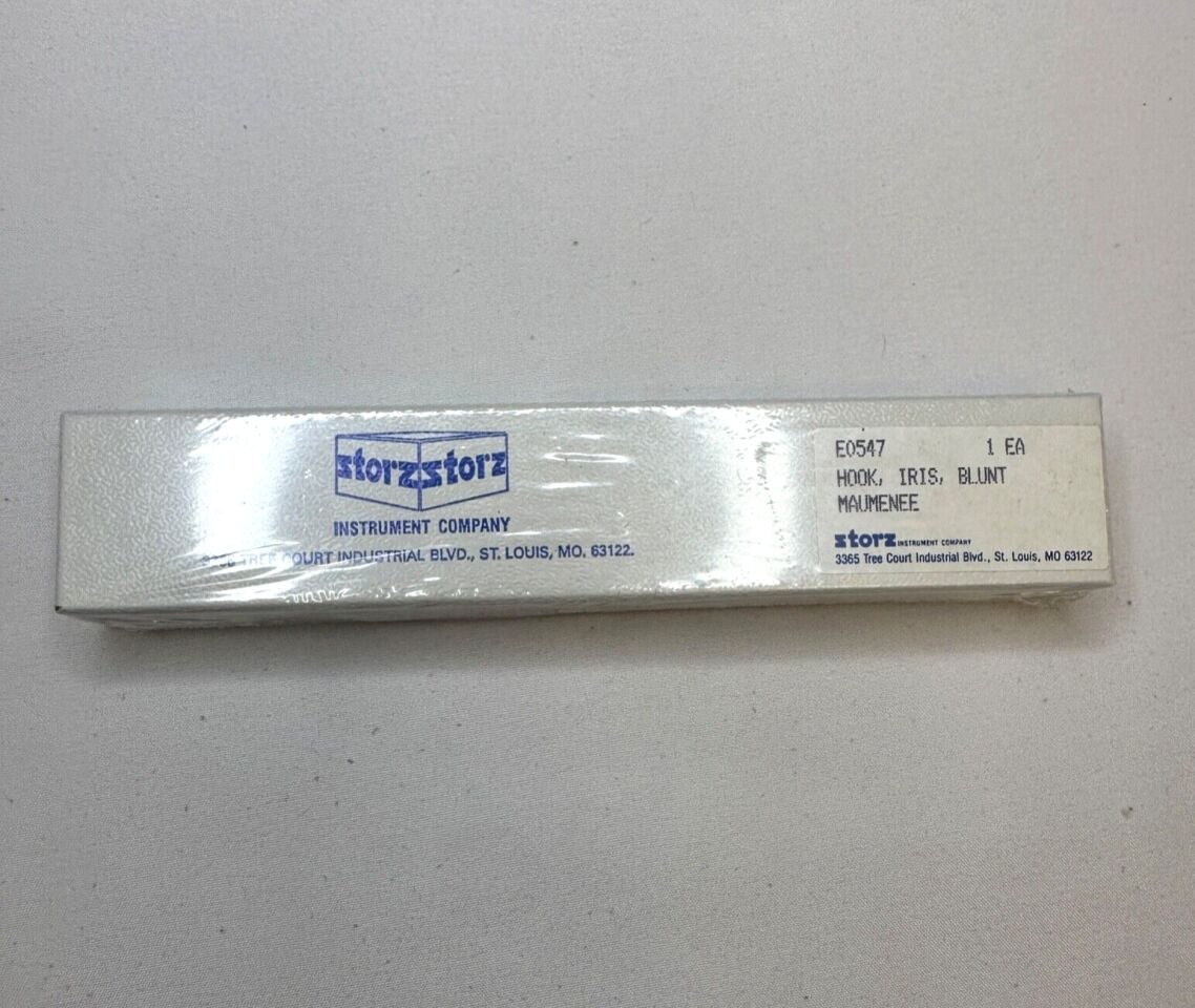 STORZ E0547 Iris Blunt Maumenee Hook