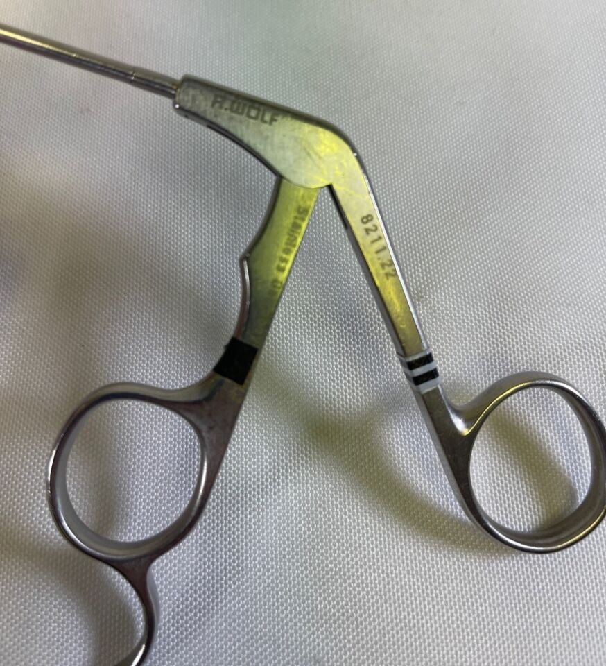 R. WOLF 8211.22 Straight Nasal Scissors 100mm WL Plastic Surgery Rhinoplasty — photo 2