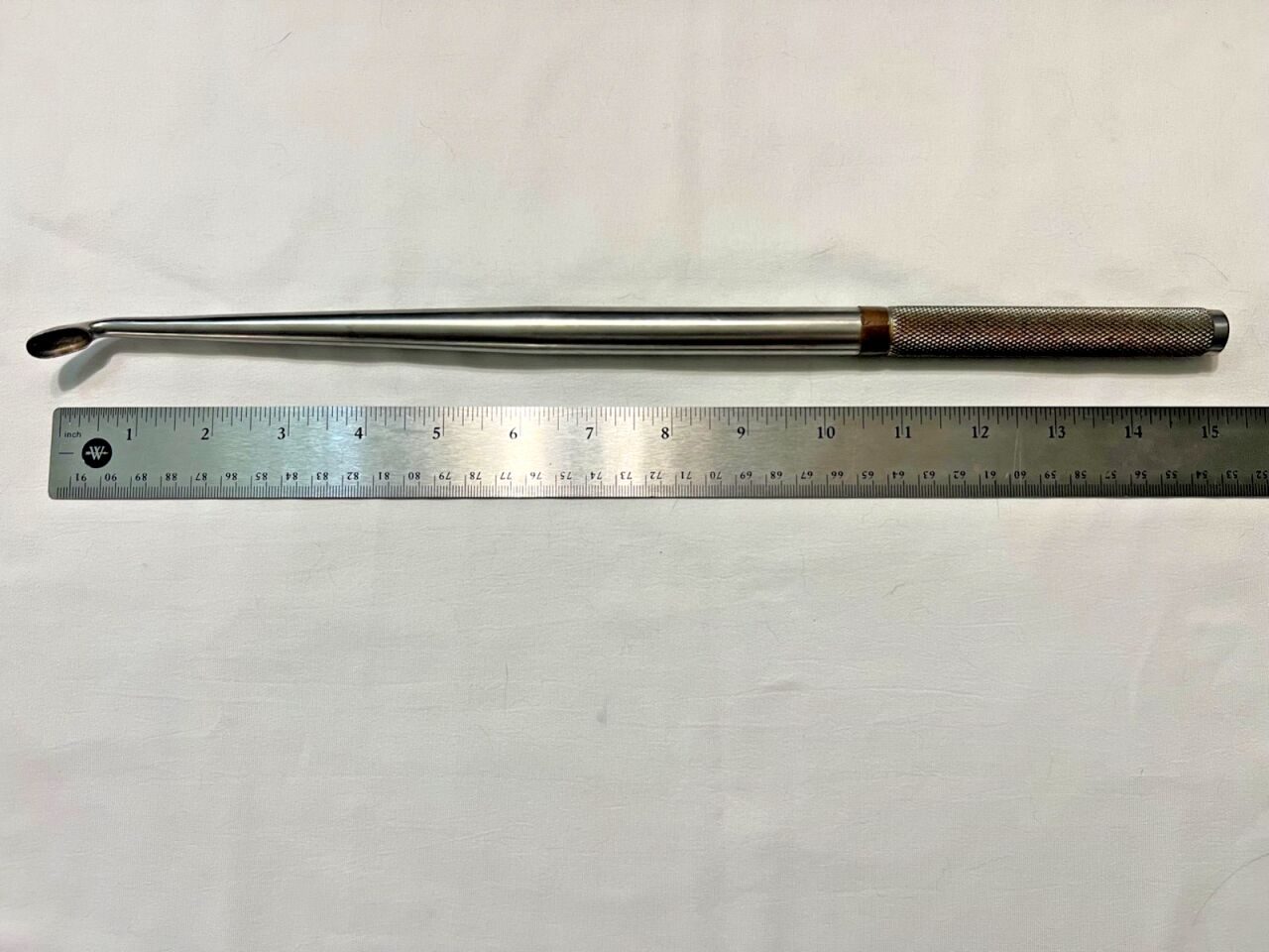 ZIMMER  Double-Handed Angled Bone Curette 3/8" X 6/8" Cup Size X 15" Length — photo 6