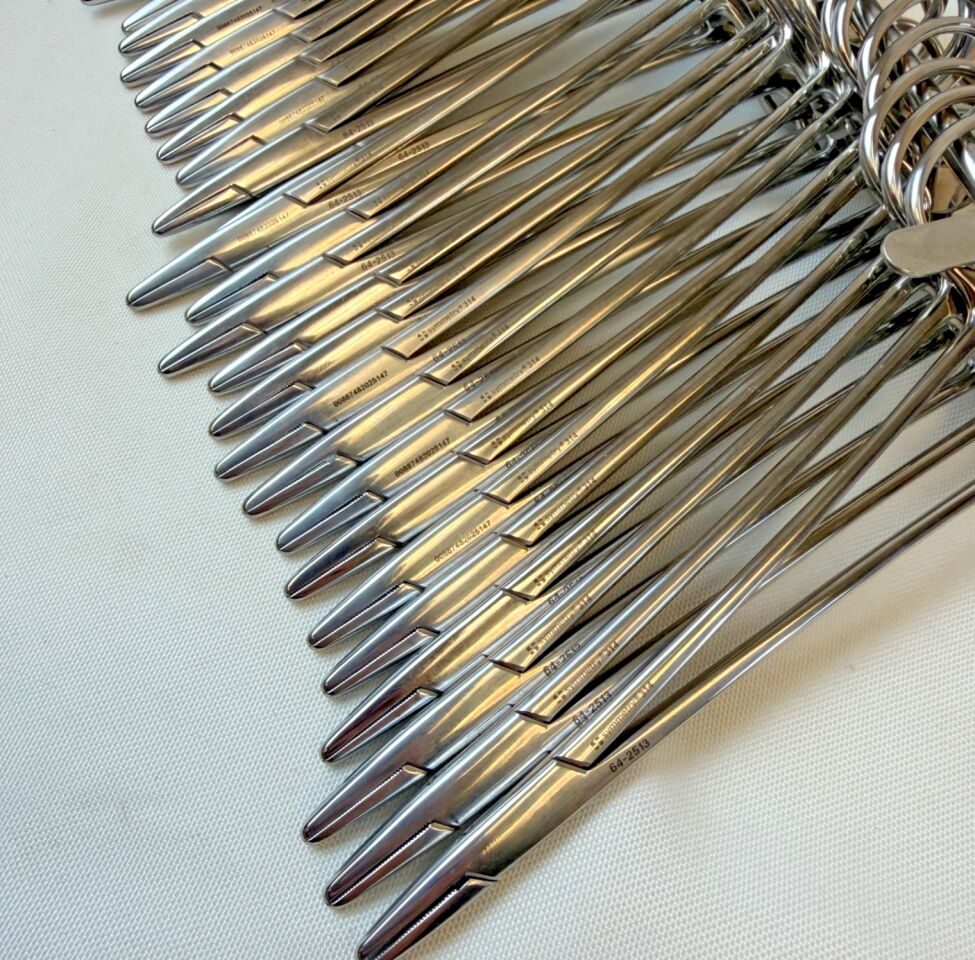 SYMMETRY 64-2513 7.25" Set of 36 Mayo-Hegar Needle Holders W/ Stringer — photo 5