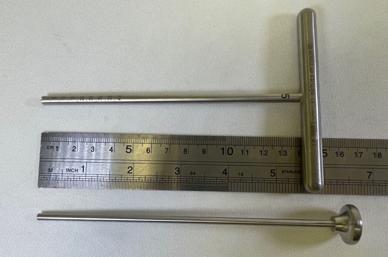 AESCULAP FR140R Bone Biopsy Trephine L:170mm Inner 3.9mm Outer 5mm — photo 7