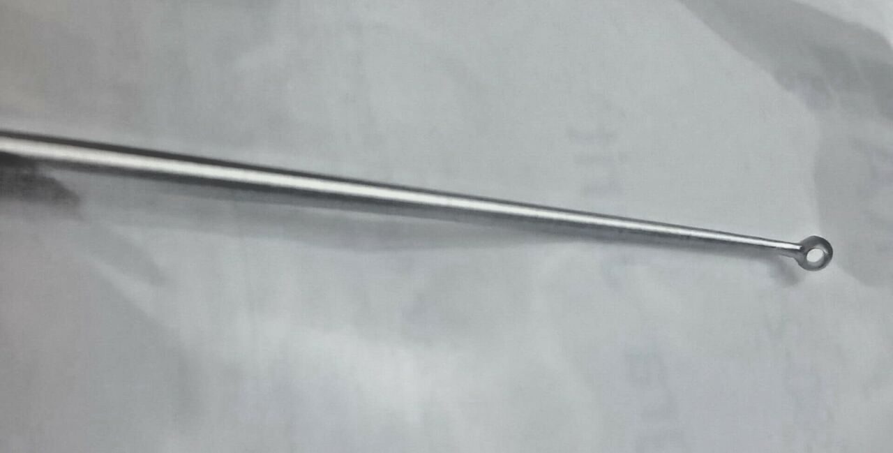 INTEGRA 380-210 Buck Ear Curette Angled Sharp 5-3/4 00 — photo 4