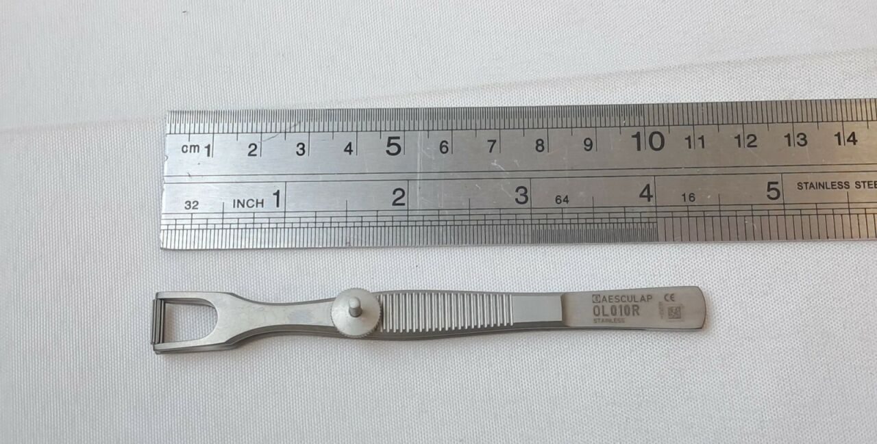 AESCULAP OL010R COTTLE Columella Clamp Surgical Forceps ENT — photo 6