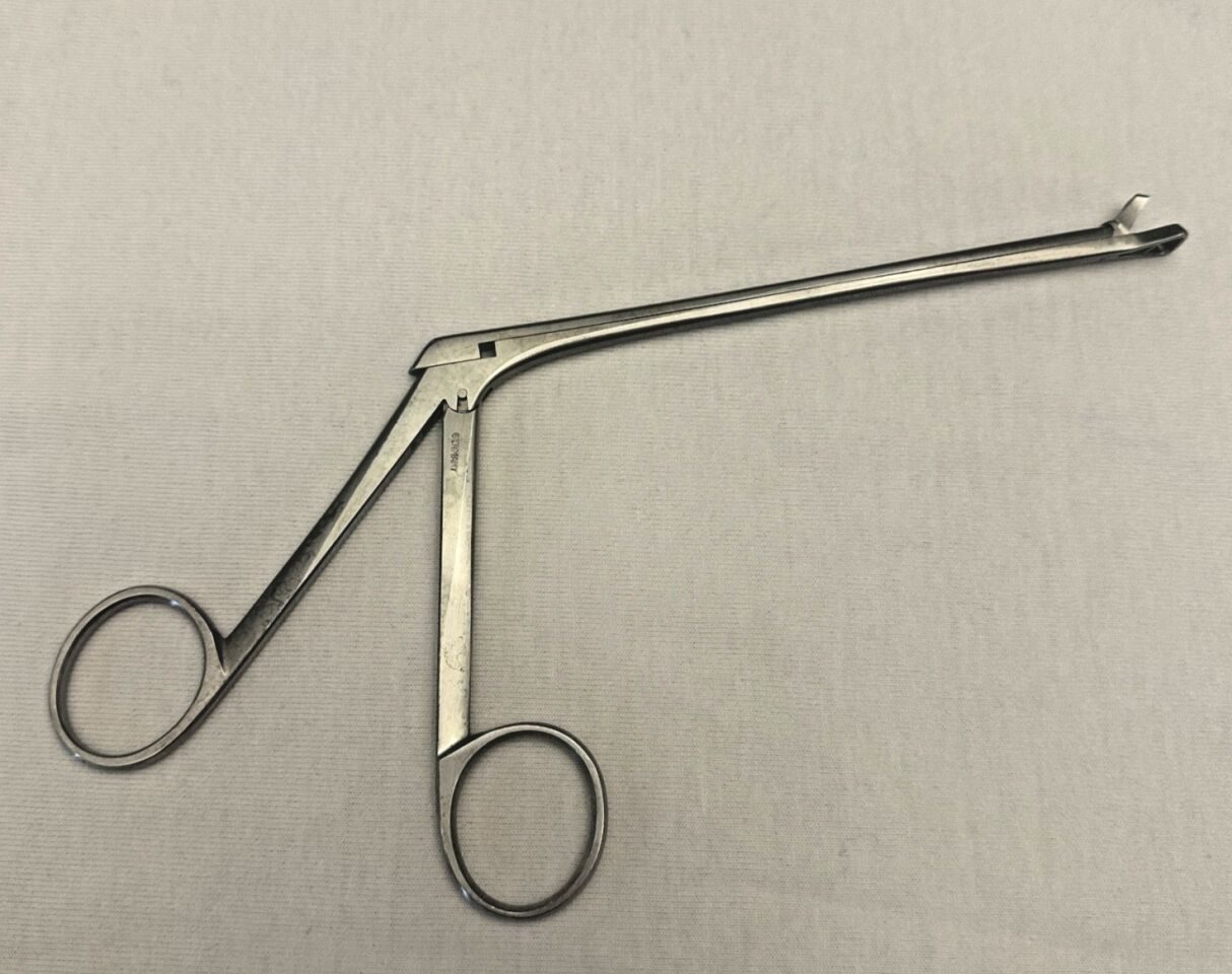 KARL STORZ N6171 Meltzer Adenoid Punch Triangular Basket Forceps