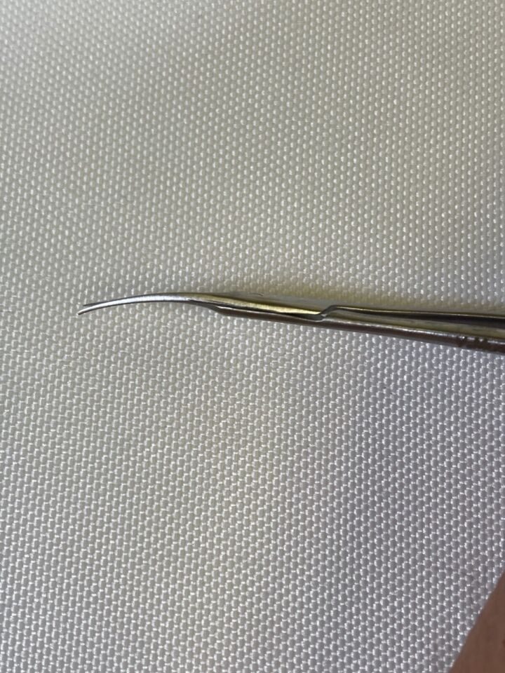 V. MUELLER NL3785-033 Rhoton Micro Scissors Bayonet Curved — photo 3