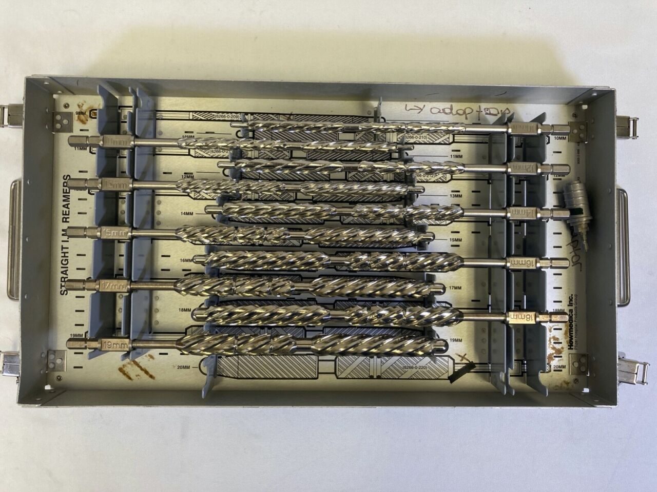 HOWMEDICA STRYKER 6266-9-905  Straight I.M. Reamers  Total Hip Instruments — photo 2