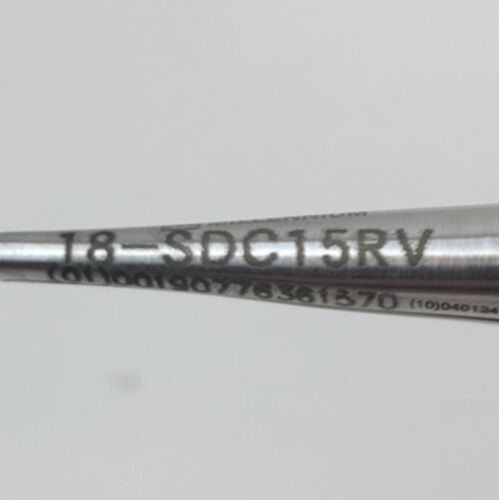 MILLENNIUM SURGICAL 18-SDC15RV Vannas Dissecting Scissors, Curved, Round Handle — photo 8