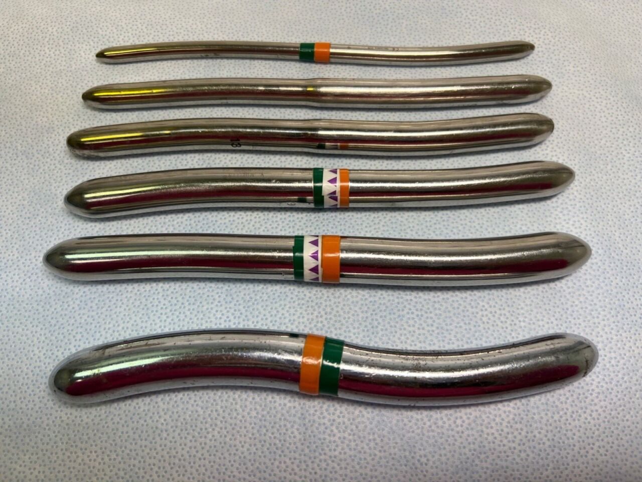 Lot of 6 Hegar Uterine Dilators — photo 1