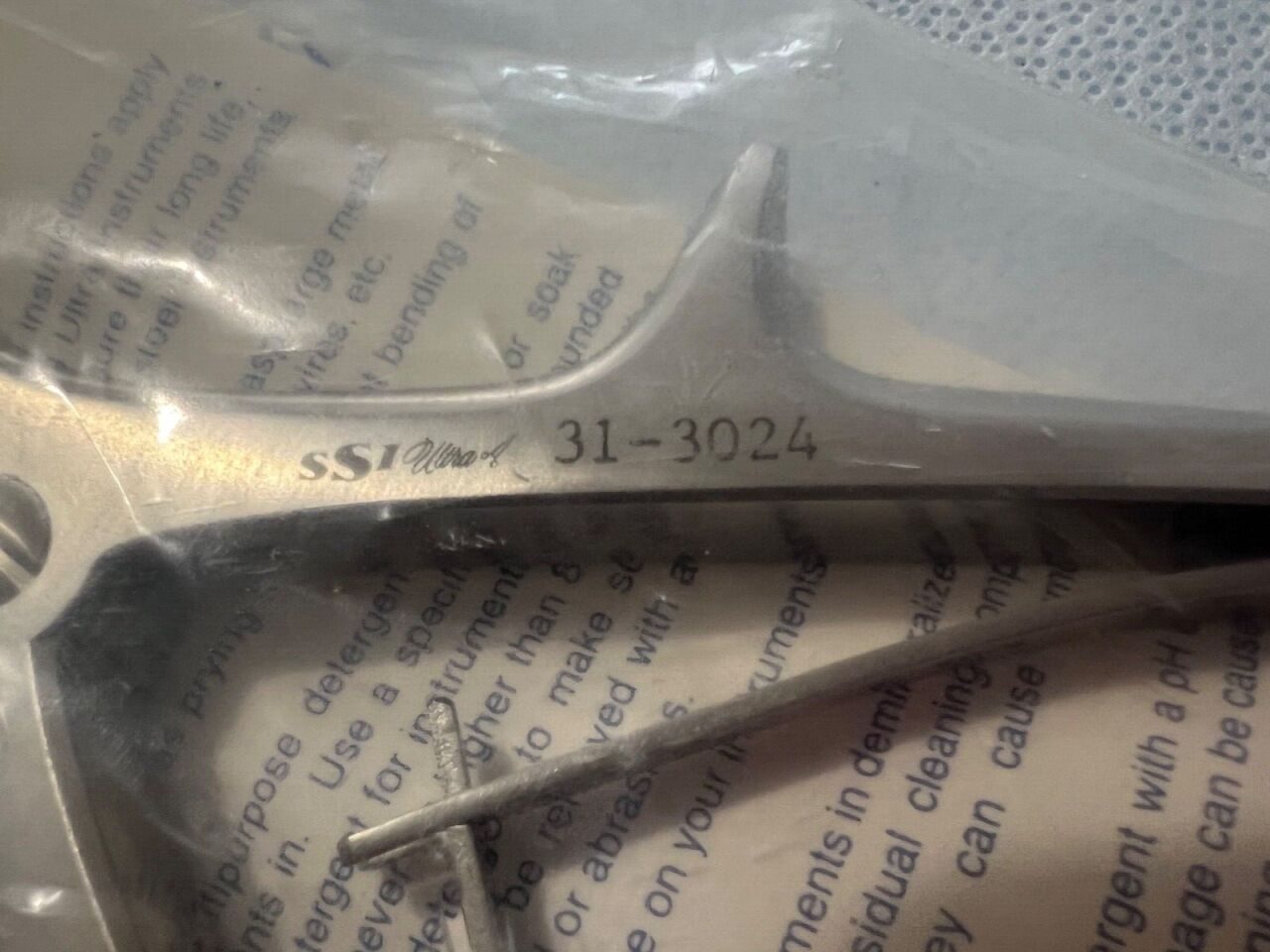 SSI ULTRA 31-3024 Double/A Straight Bone Rongeur 9" Length — photo 2
