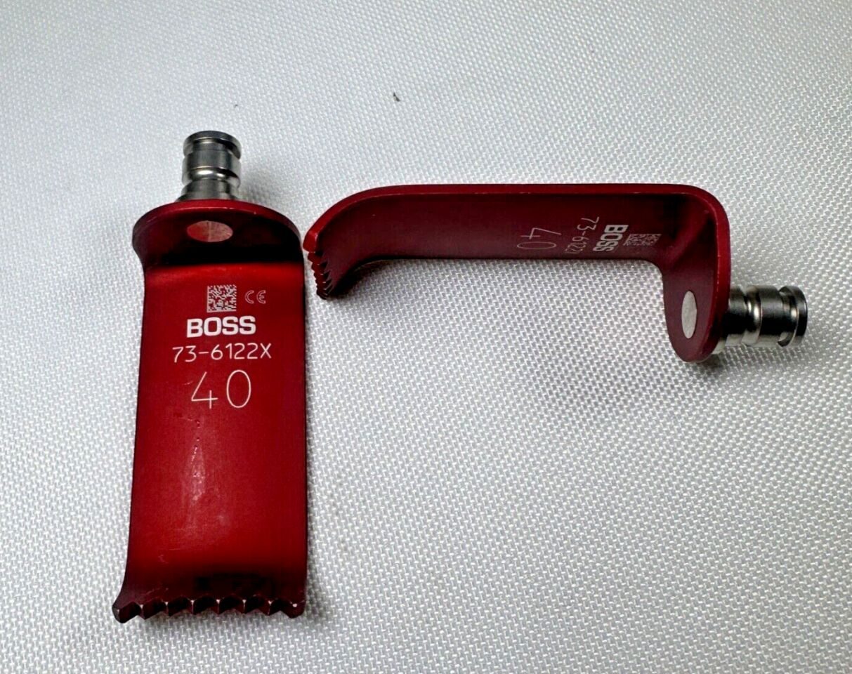BOSS 73-6122x Image-Line Retractor Blade, Short, Red, 40mm SET OF 2 — photo 2