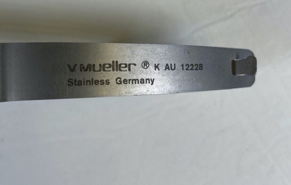 V. MUELLER AU12228 3mm Biopsy Cup Forcep Bayonet 6.5" Squeeze Type — photo 2